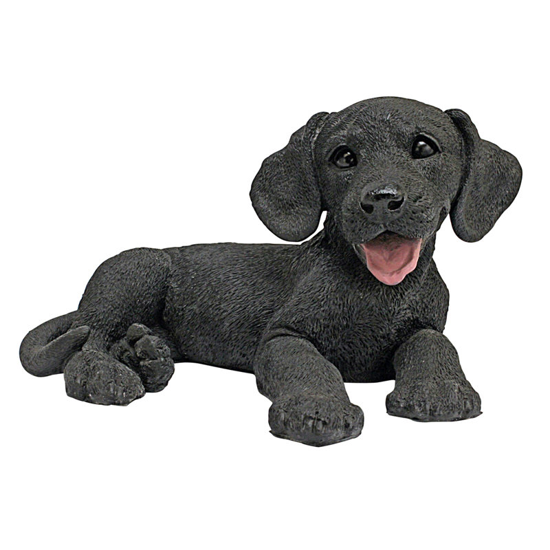 labrador puppy statue